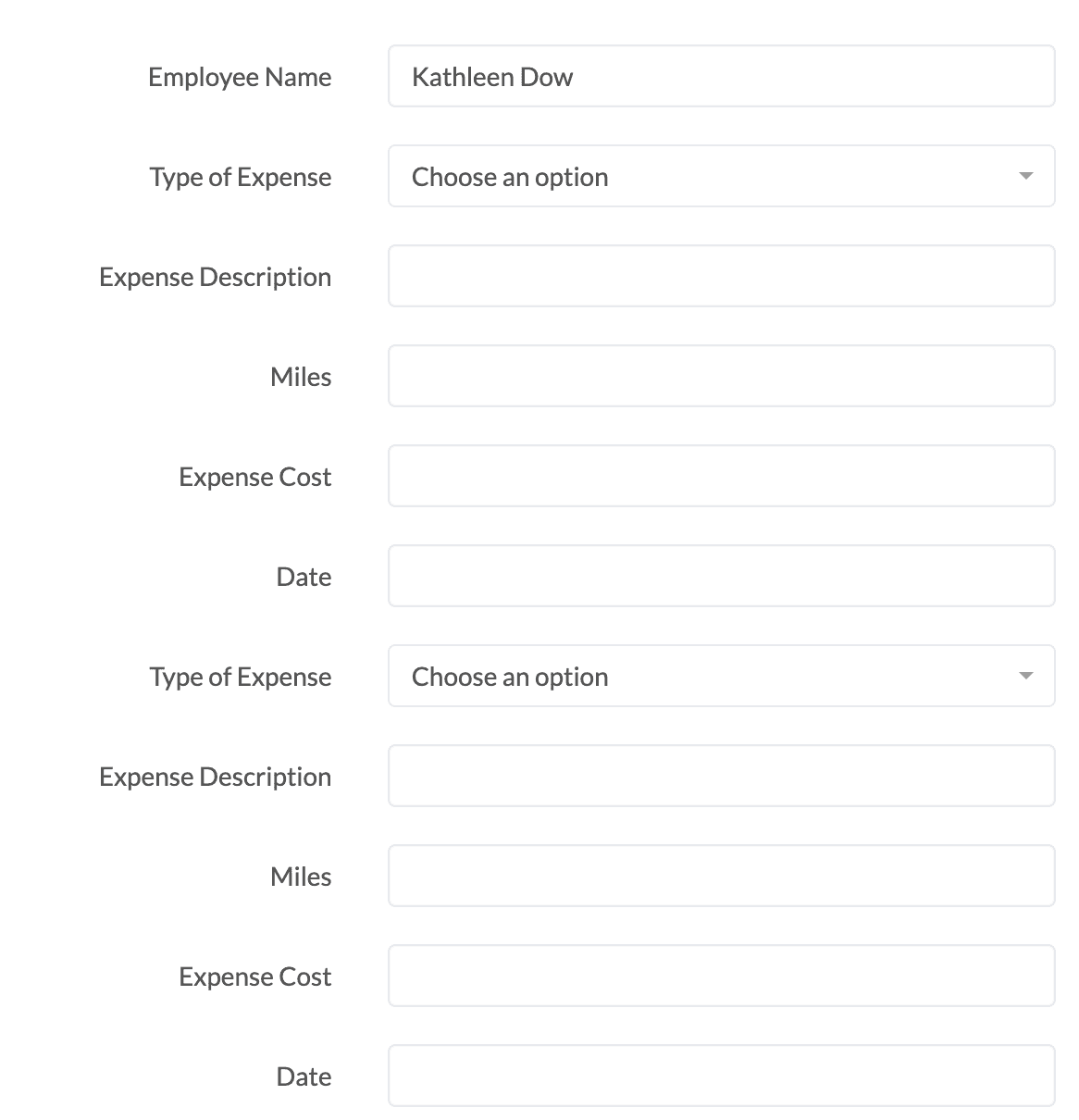 Expense Claim Workflow 